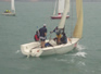 Red Herring making its way to the start of the second race. Spring Regatta 2006