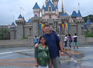 Janet, Simon and Biik at the Majic Castle, HKdisneyland. At least the kid cant complain it hasnt been to disney!!