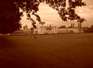 A brown photo of the Naval College