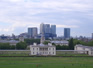 The Royal Naval College and the City of London behind.