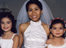 Bride and Flower Girls, Marie Rose, Janet and Britany